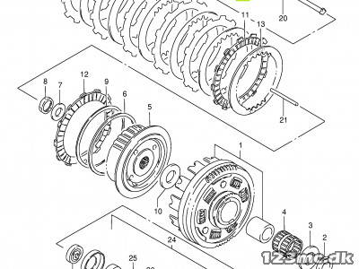 23121-07A00	(23121-31E00) PIECE,CLUTCH PUSH