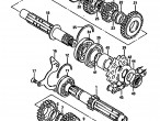 24261-43401 GEAR,SIXTH DRIVE til Suzuki