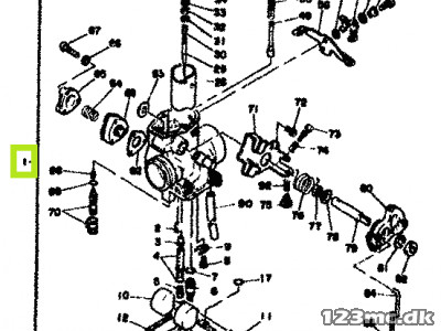 2J4-14101-90 CABURETOR ASSY