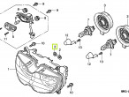 33105-MAE-000 RUBBER HEAD LIGHT til Honda