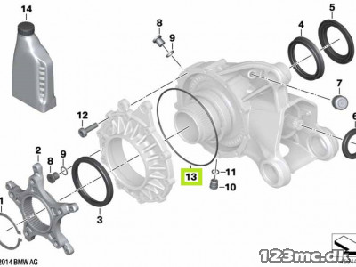 33117695218 BMW - O-RING - 138X2,62