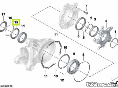 33117722890 BMW - SHAFT SEAL - 59,8X75X8