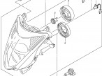 35100-15H00-999 (35100-15H52-999) HEADLAMP ASSY til Suzuki GSX 1300 R Hayabusa 35100-15H00-999 (35100-15H52-999) HEADLAMP ASSY til Suzuki GSX 1300 R Hayabusa
