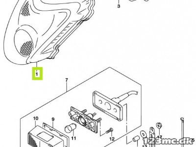 35710-15H01 LAMP ASSY,RR