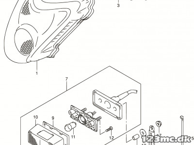 35726-15H10 BRACKET,RR COMBINATION LAMP