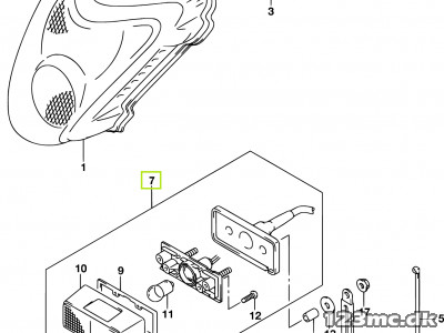 35910-41G02 LAMP ASSY,LICENSE