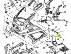 36Y-2838R-00-00 36Y-2838N-00-00 DUCT 1 OG 2 til Yamaha FJ 1200