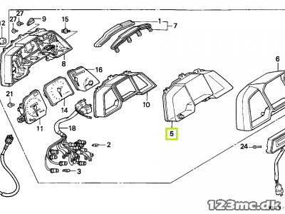 37102-ML7-008 LENS, SPEEDOMETER