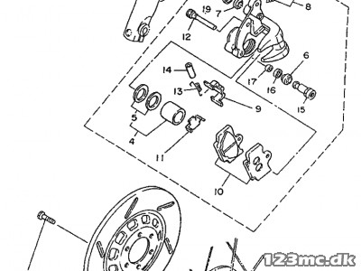 3DM-2582U-00-00 DISC, BRAKE (RIGHT)