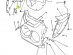 3SH-F836L-02 PANEL, INNER 2 til Yamaha