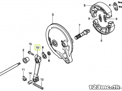 43410-MR5-000 ARM,REAR BRAKE (43410-404-000) (4341