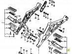 43502-31300 FOOTREST ASSY, FRONT LH til Suzuki