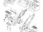 43510-15H00 BRACKET,FR FOOTREST,R til Suzuki GSX 1300 R Hayabusa 43510-15H00 BRACKET,FR FOOTREST,R til Suzuki GSX 1300 R Hayabusa