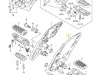 43521-15H00 BRACKET,FR FOOTREST,L til Suzuki GSX 1300 R Hayabusa