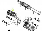 43551-45000 FR FOOTREST R R til Suzuki