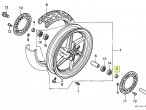 44312-KV3-700 (44312-MZ1-610) COLLAR,L.FR.WHEEL til Honda