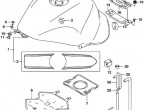 44574-35F00 STAY,FUEL TANK til Suzuki