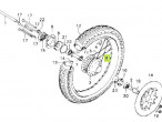 44607-300-003 (97B11-692-4510) SPOKE B FRONT til Honda