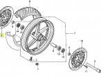 45120-MBG-003 DISK COMP., R. FR. B til Honda