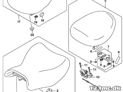 46211-15H01-YHF HANDLE,PILLION RIDER