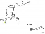 46500-MCW-D60 PEDAL,RR.BRAKE til Honda VFR 800 F