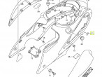 47310-15H00-YHF COVER, FRAME CENTER (GRAY) [FOR CZ til Suzuki GSX 1300 R Hayabusa