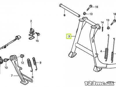 50500-MS9-750 (50500-MBL-610) STAND COMP.,MAIN
