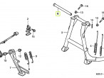 50526-MS9-000 PIPE,MAIN STAND P til Honda