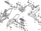 50600-MV9-000 HOLDER, R. STEP til Honda CBR 600 F