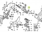 50750-MBG-000ZA HOLDER, R. *NH295M* til Honda VFR 800 F