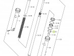 51152-25D00 BUSHING, GUIDE til Suzuki TU 250