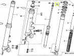 51490-MR7-305 SEAL SET, FR. FORK til Honda