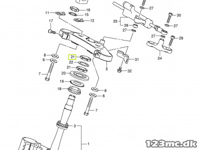 51631-33E00 NUT,STEERING STEM