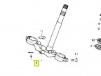 53200-MK7-000 STEM, STEERING til Honda VF 750