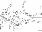53231-MM8-000 HLDR, HANDLE (LOWER) til Honda
