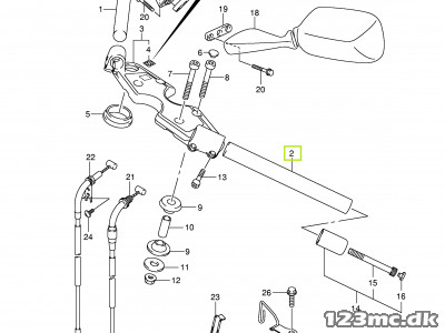 56151-15H00	HANDLEBAR,L