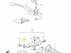 57442-11010 NUT,CABLE ADJUSTER til Suzuki