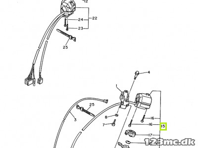 57A-83973-00-00 (2UJ-83973-00-00) SWITCH,HANDLE 3