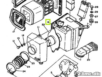 583-14411-01-00 CASE,AIR CLEANER 1