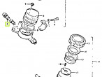 59600-33810 PISTON & CUP SET til Suzuki