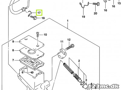 59915-24F00 CLAMP,CLUTCH HOSE NO.1