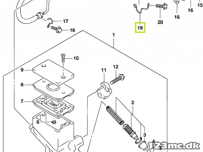 59921-24F00 CLAMP,CLUTCH HOSE NO.2