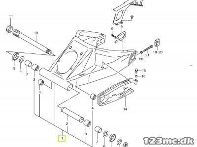 61000-24F41-YAP SWINGINGARM ASSY