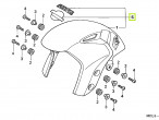 61110-MEL-D50ZA FENDER SET, FR. (WL) *TYPE1* til Honda CBR 1000 RR Fireblade
