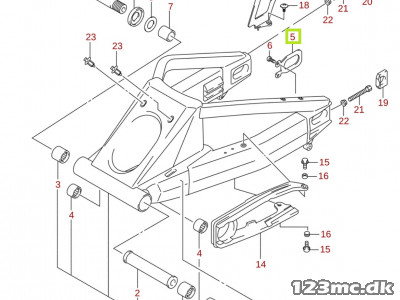 61124-33E00 PLATE,RR SWING ARM BRKT