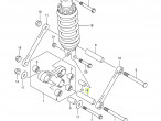 62626-33D00 SPACER,RR CUSHION LEVER CTR til Suzuki GSX 1300 R Hayabusa
