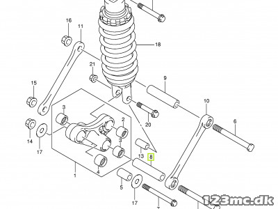 62626-33D00 SPACER,RR CUSHION LEVER CTR