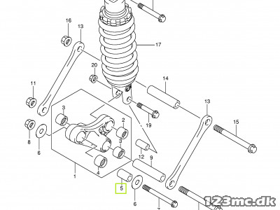62684-12C00 SPACER,RR CUSHION LEVER FR