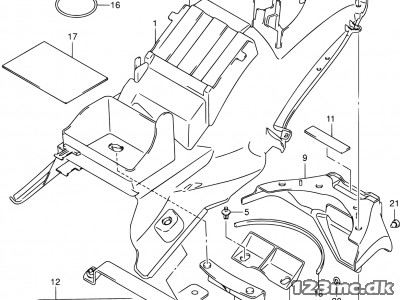 63411-24F00 MUDGUARD,RR FENDER