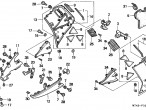 64270-MZ7-000ZH COWL, INNER HALF *PB257M til Honda VFR 750 F
